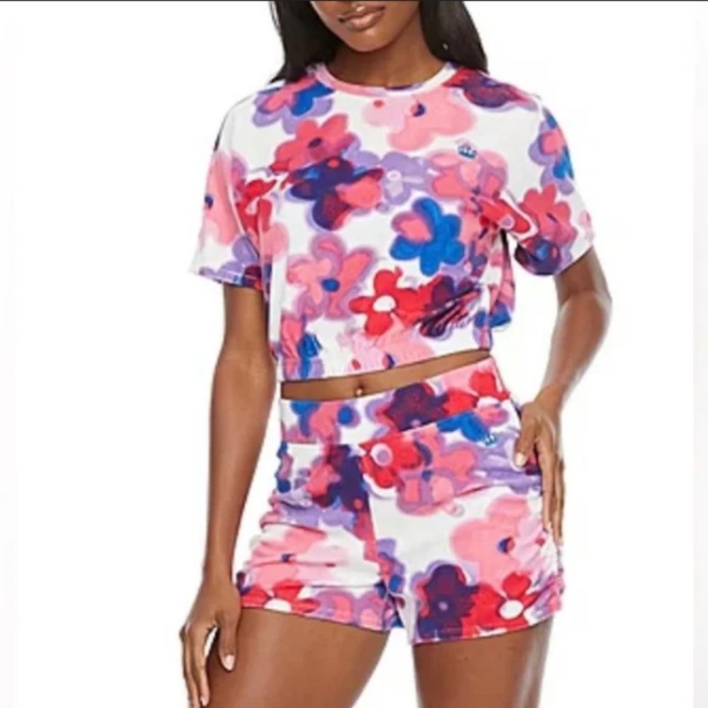 Juicy Couture velour 2 piece short set